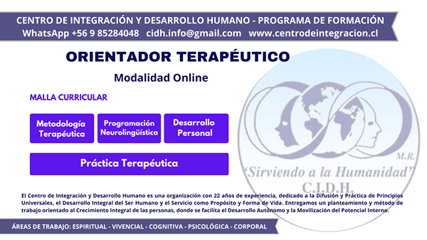 ORIENTADOR TERAPÉUTICO ONLINE